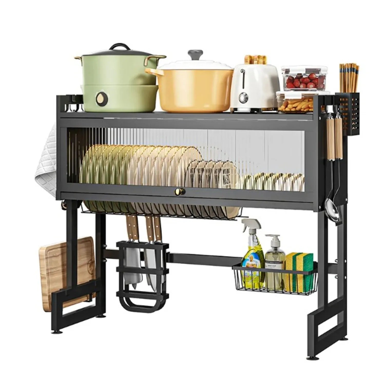 ✨ Escurridor Organizador de Cocina Multifuncional ✨